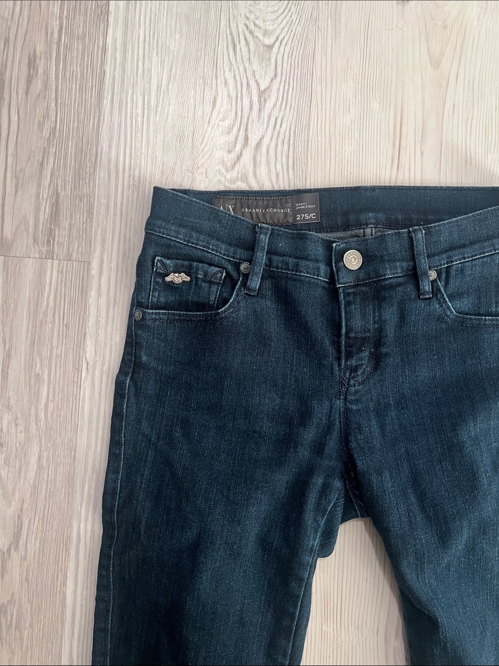 Armani Exchange Dark Wash Skinny Jeans